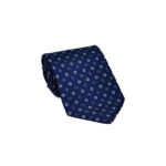 blue floreal tie