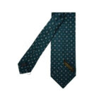 blue floreal patterns tie retro