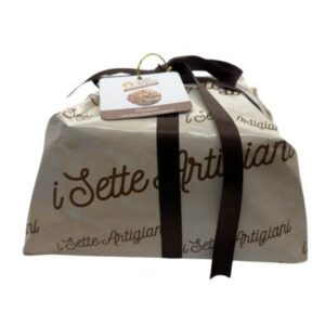 Panettone with pure dark chocolate gift box